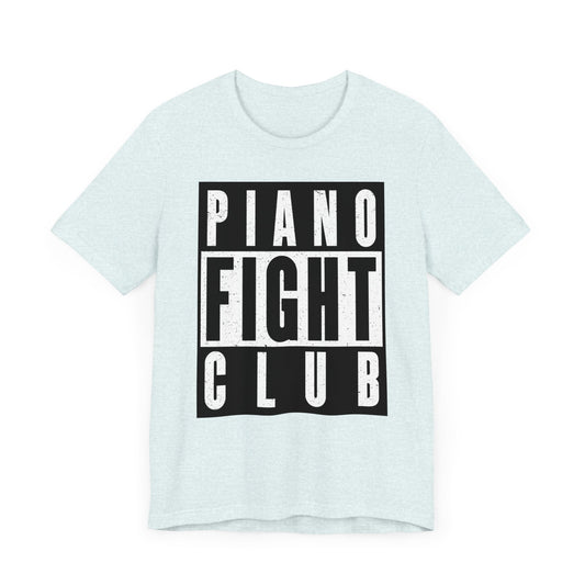 Piano Fight Club Label - Heather Ice Blue Unisex Tee